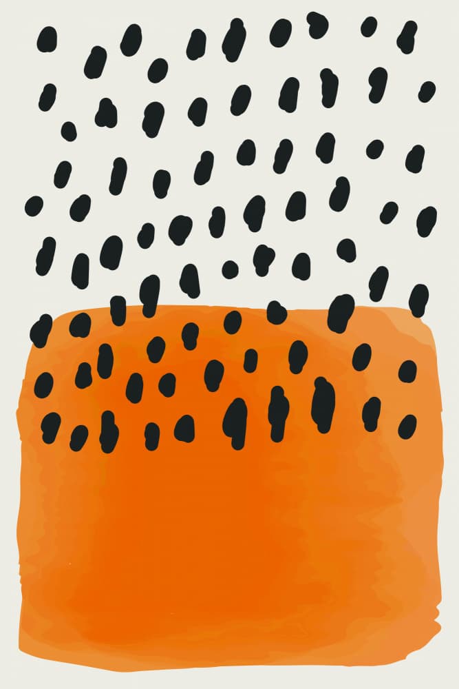 Playful Abstract Dots by jay stanley — canvas wall art