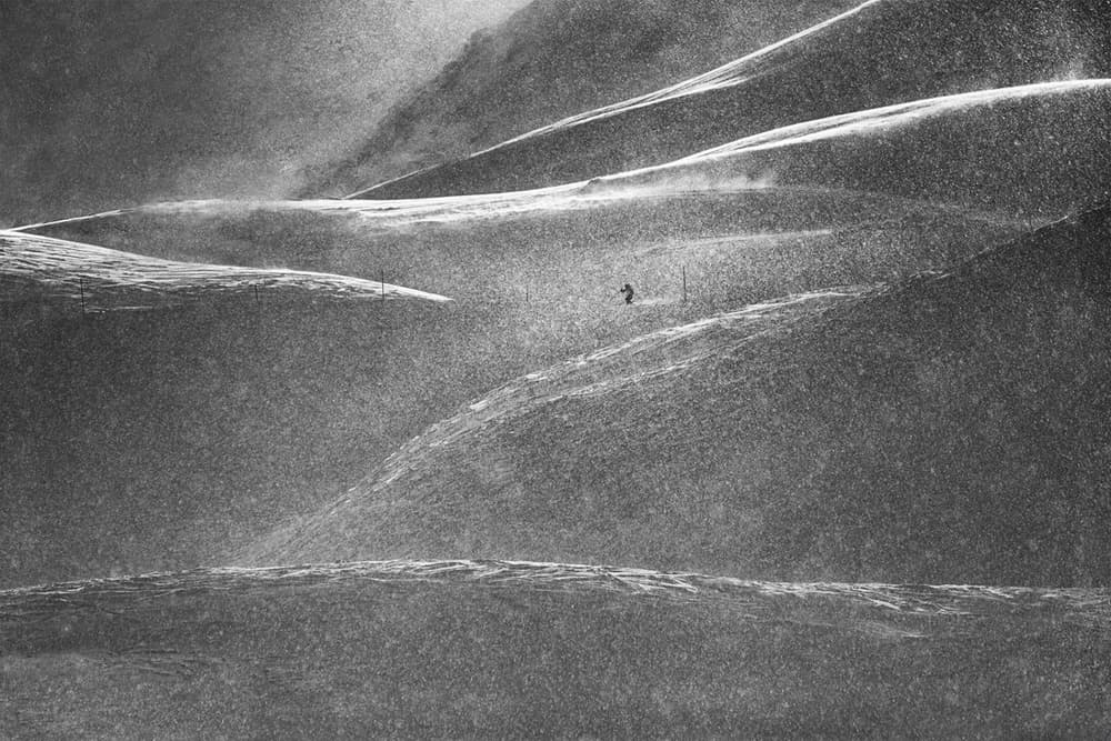 Solitary Winter Hills by Peter Svoboda MQEP — canvas wall art