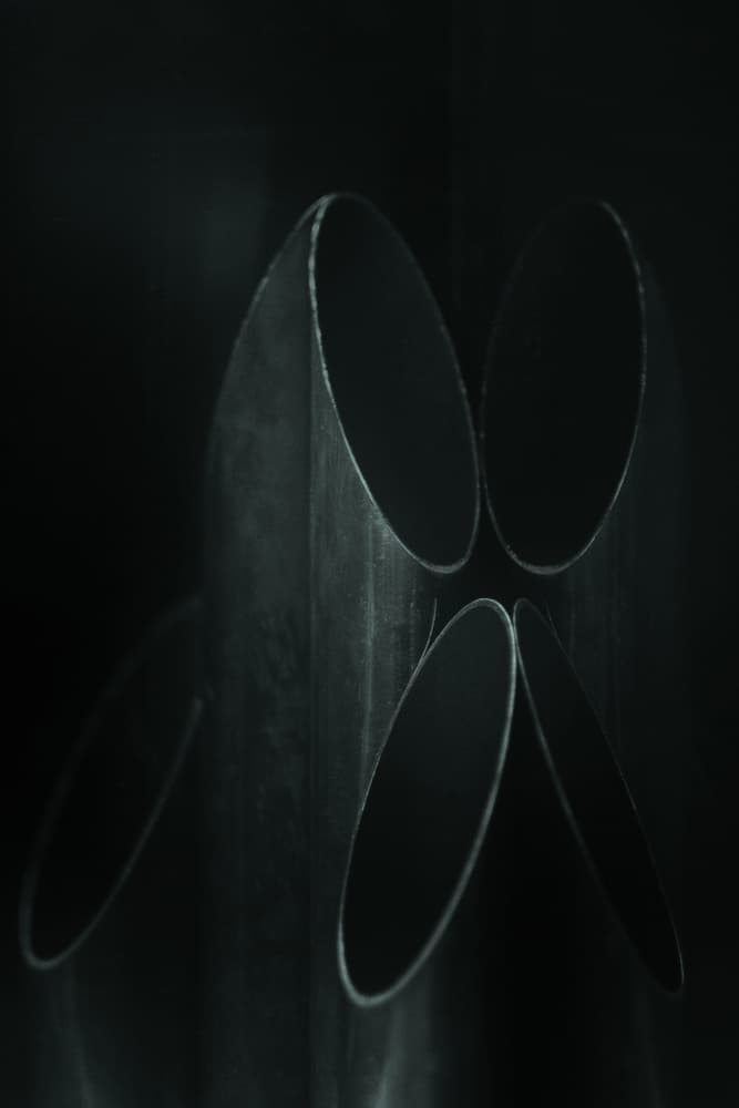Dark Geometric Forms by Vladimir Pavlovskyy — canvas wall art