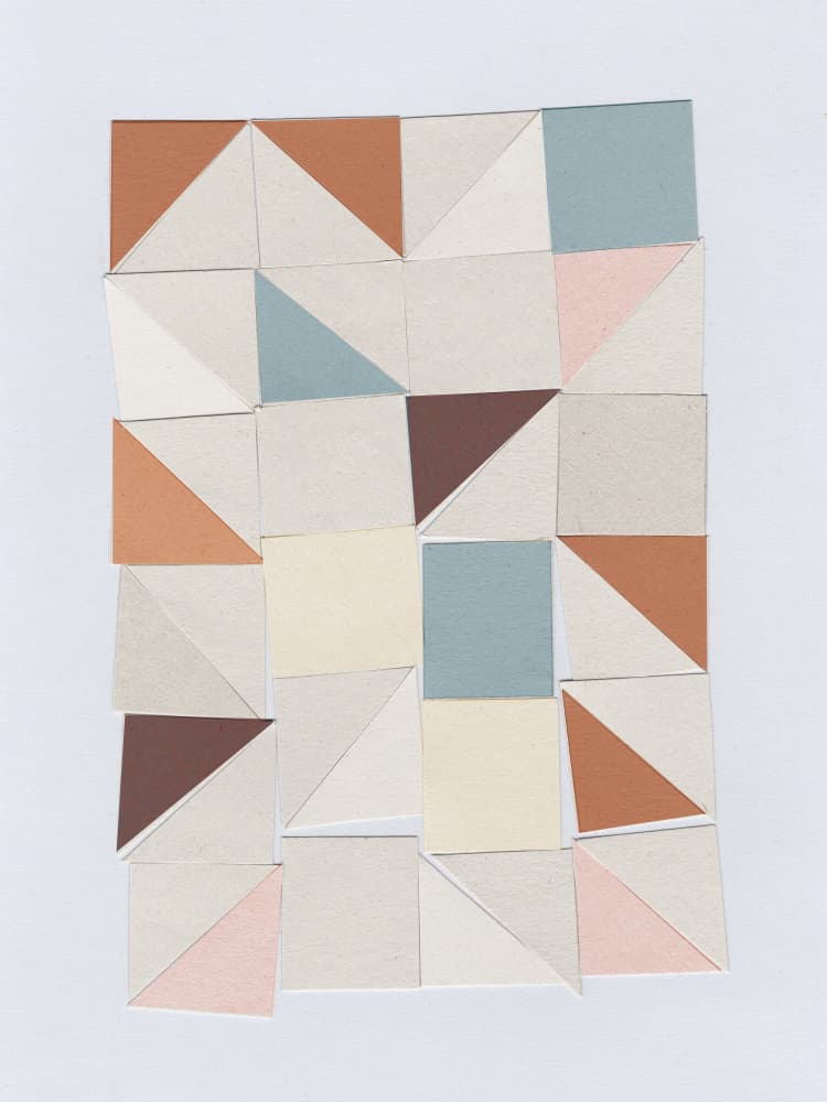 Pastel Geometrics by Dan Hobday — canvas wall art