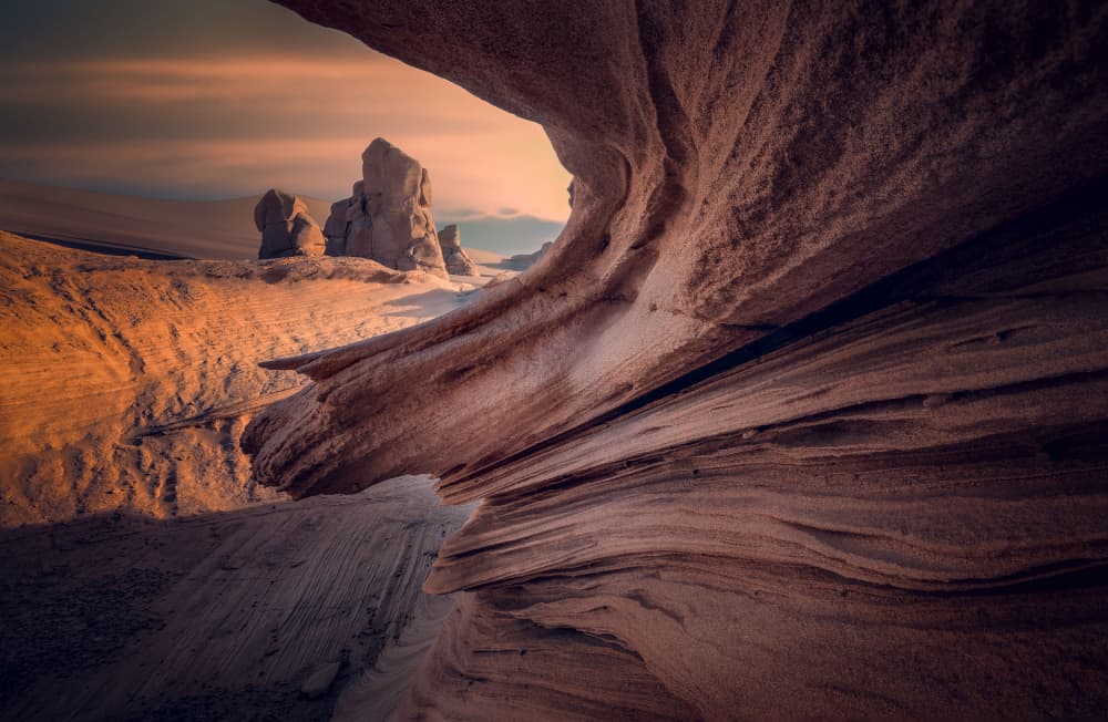 Sandstone Desert Majesty by YANGYING — canvas wall art