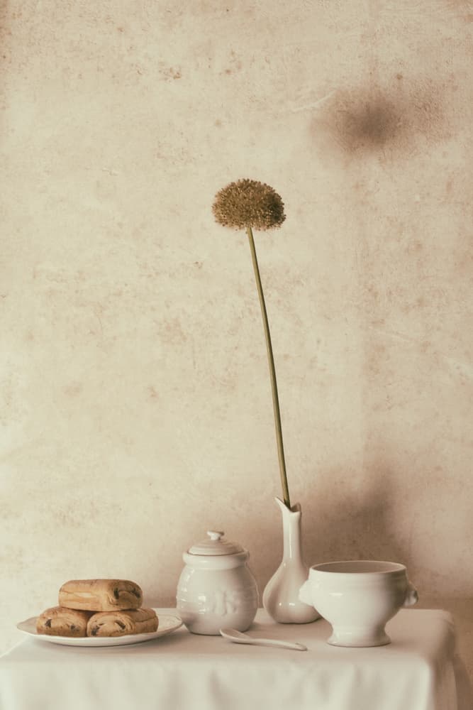 Dried Flower and Pastries by Delphine Devos — canvas wall art