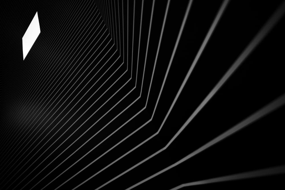 Stark Geometric Perspective by Jeroen van de Wiel — canvas wall art