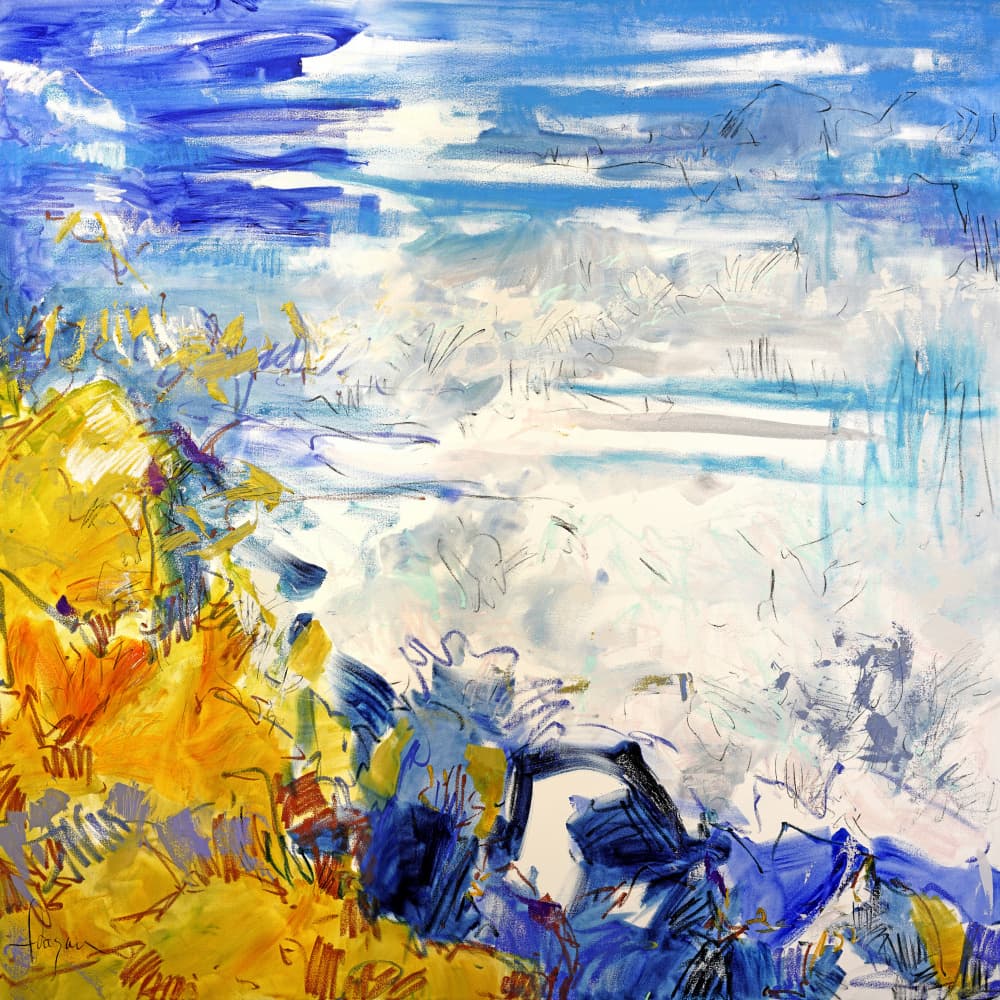 Coastal Impressions by Dorothy Fagan — canvas wall art