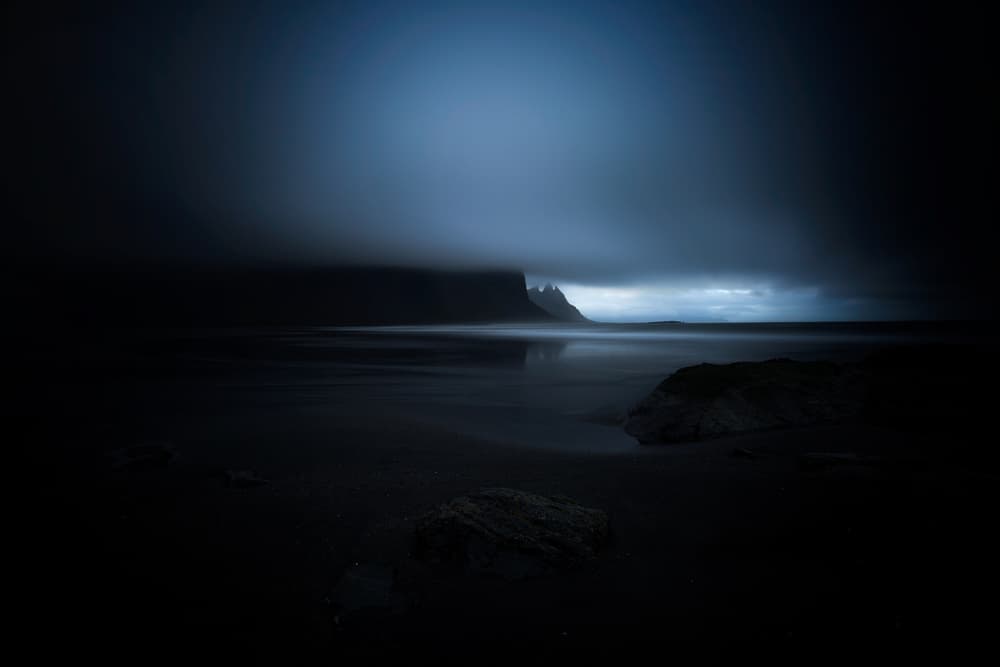 Dramatic Coastal Night by swapnil deshpande — canvas wall art