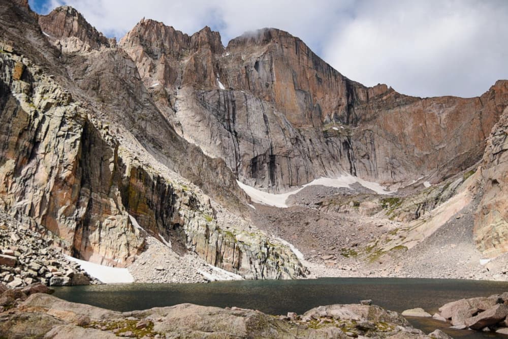 Rugged Mountain Lake Vista by Del Mundo Imagery — canvas wall art