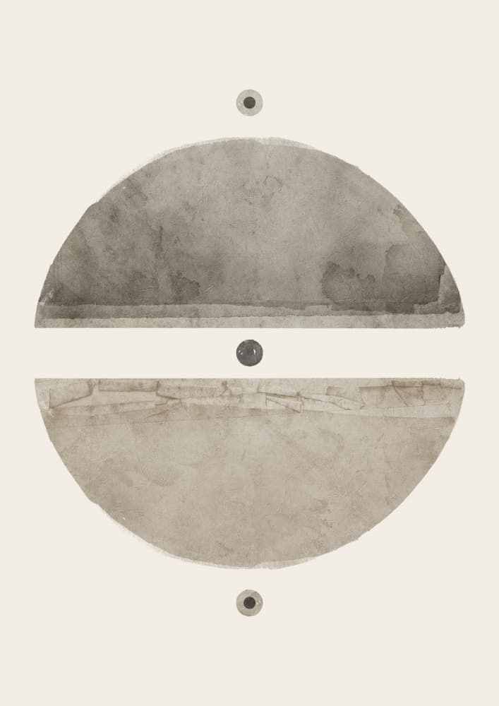 Subtle Circular Balance by Ema Paraschiv — canvas wall art