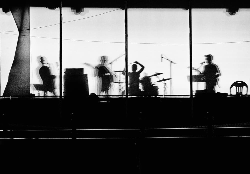 Band Stage Silhouettes by HAN dong hee — canvas wall art