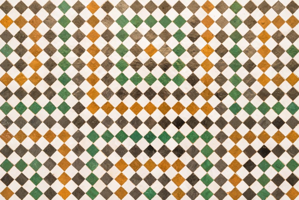 Colorful Diamond Tiles by Photolovers — canvas wall art