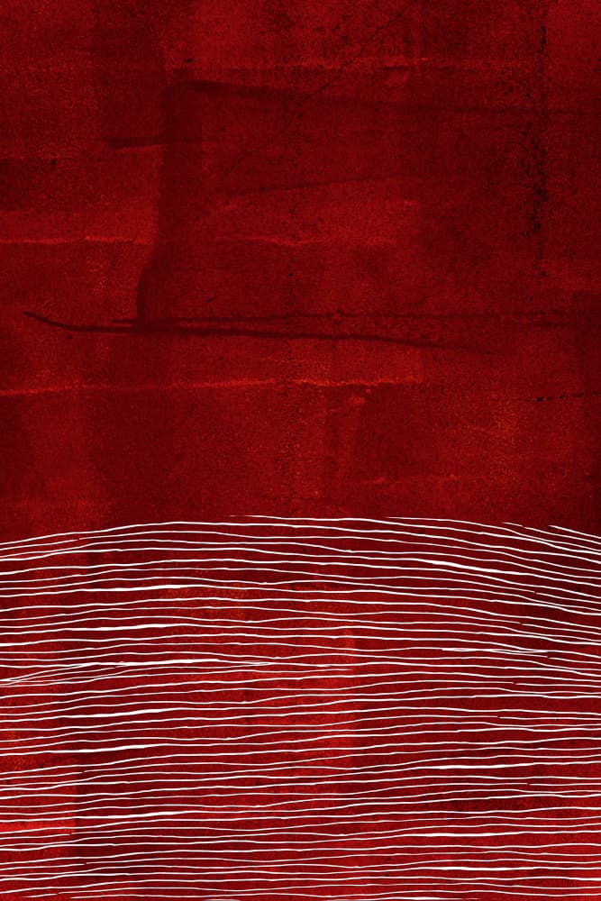 Deep Red Abstract Lines by StudioSix — canvas wall art