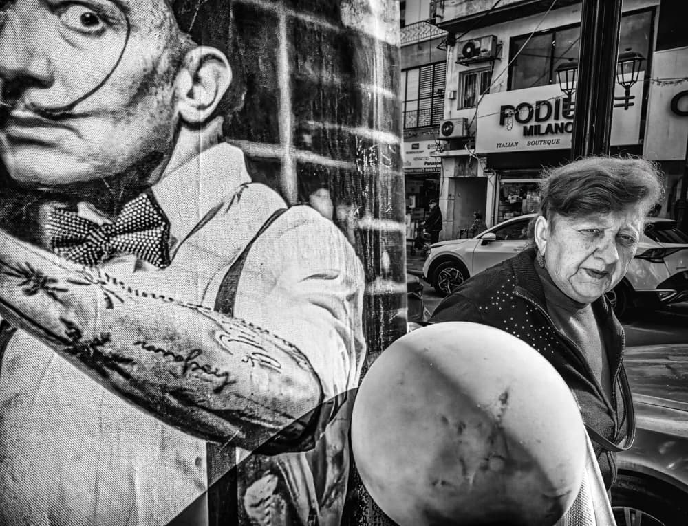 Urban Mural Encounter by zyfeller — canvas wall art