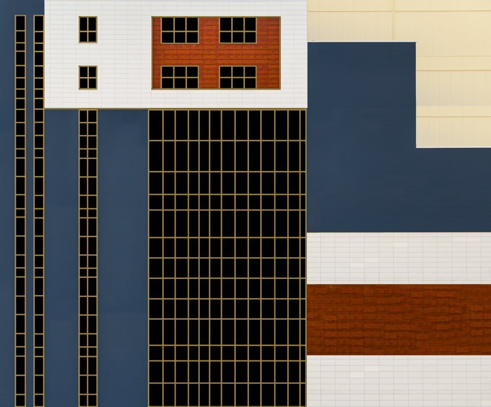 Modern Urban Geometry by Hamid Mohammad Hossein Zadeh Hashemi — canvas wall art
