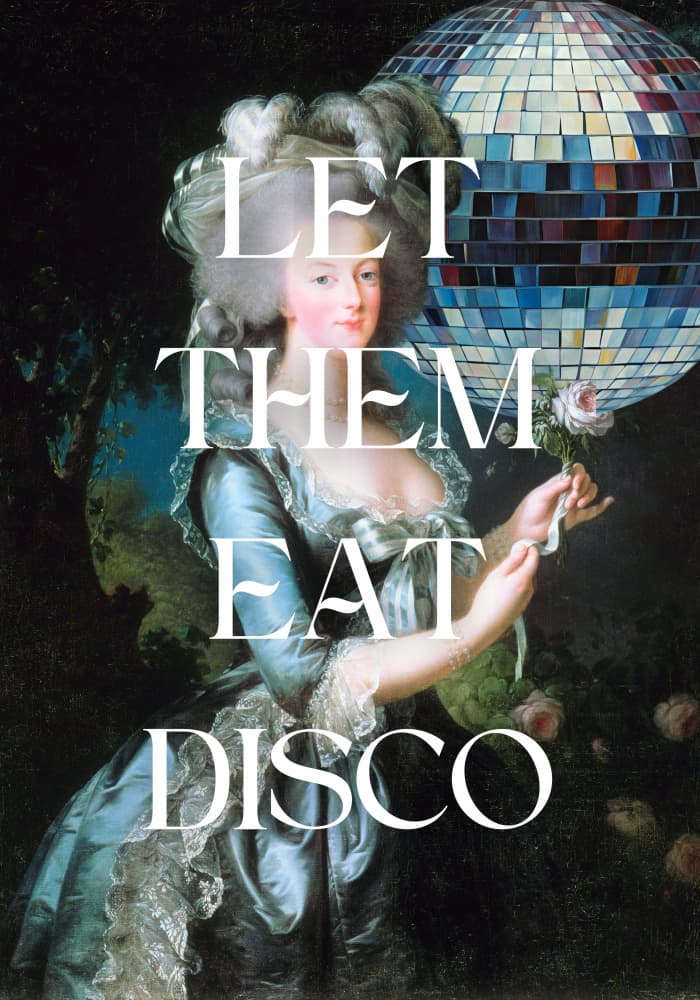 Let Them Eat Disco by Athene Fritsch — canvas wall art