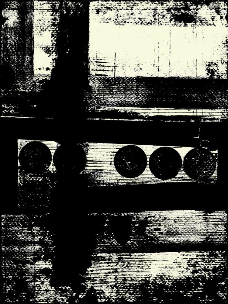 Abstract Industrial Circles by Petr Strnad — canvas wall art