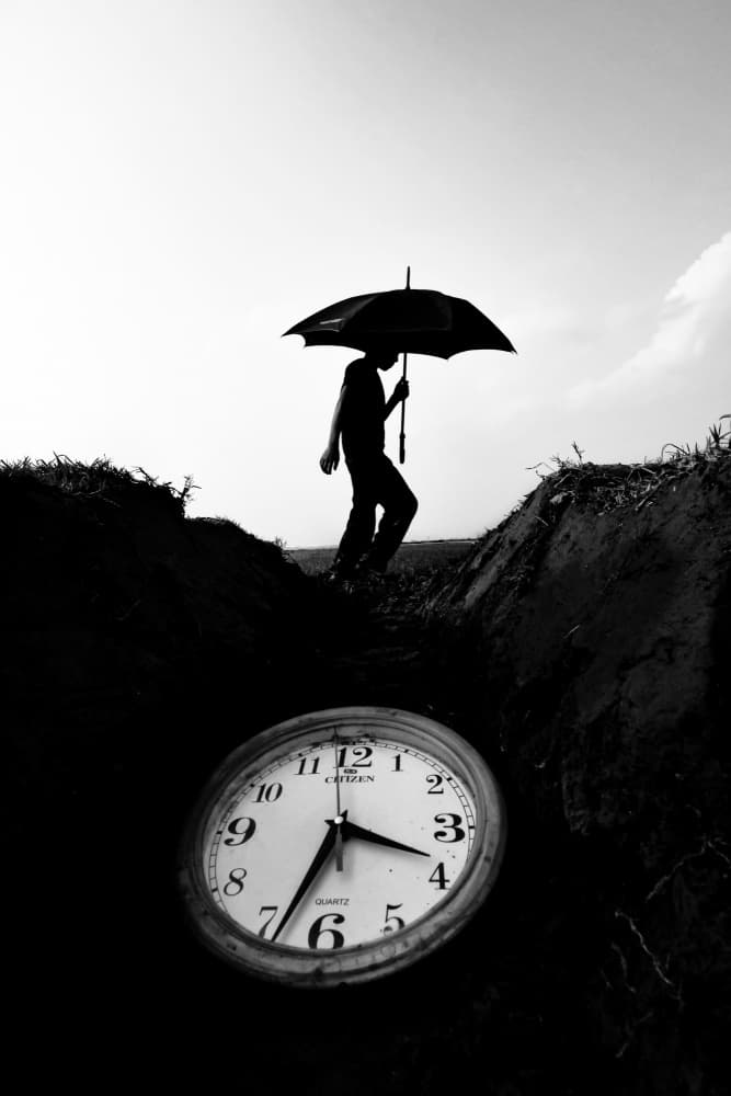 Walking Through Time by Farhan Labib — canvas wall art