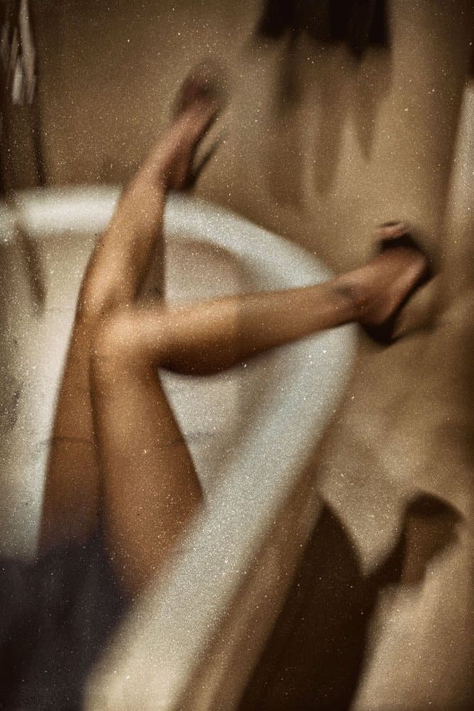 Sensual Legs Bathtub by Erik Schottstaedt — canvas wall art