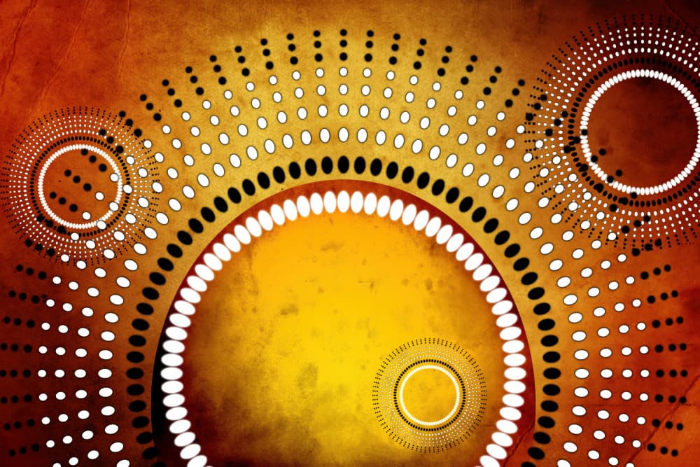 Aboriginal Dot Patterns by Rafal Kulik — canvas wall art