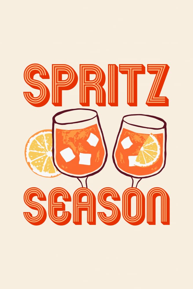 Spritz Season Fun by Karen Menzenbach — canvas wall art
