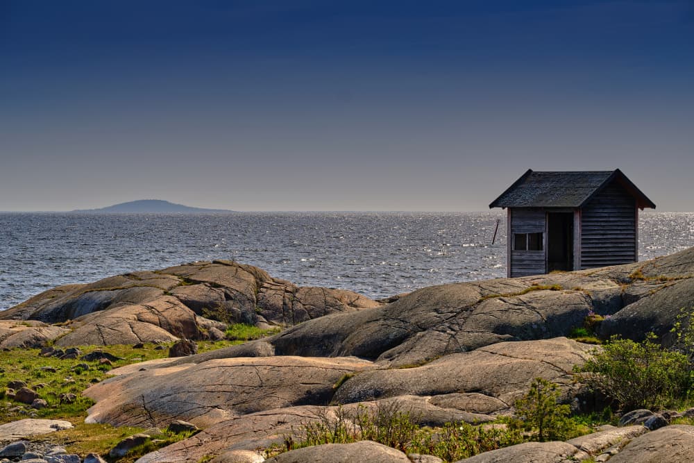 Rustic Coastal Retreat by Geertjan Plooijer — canvas wall art