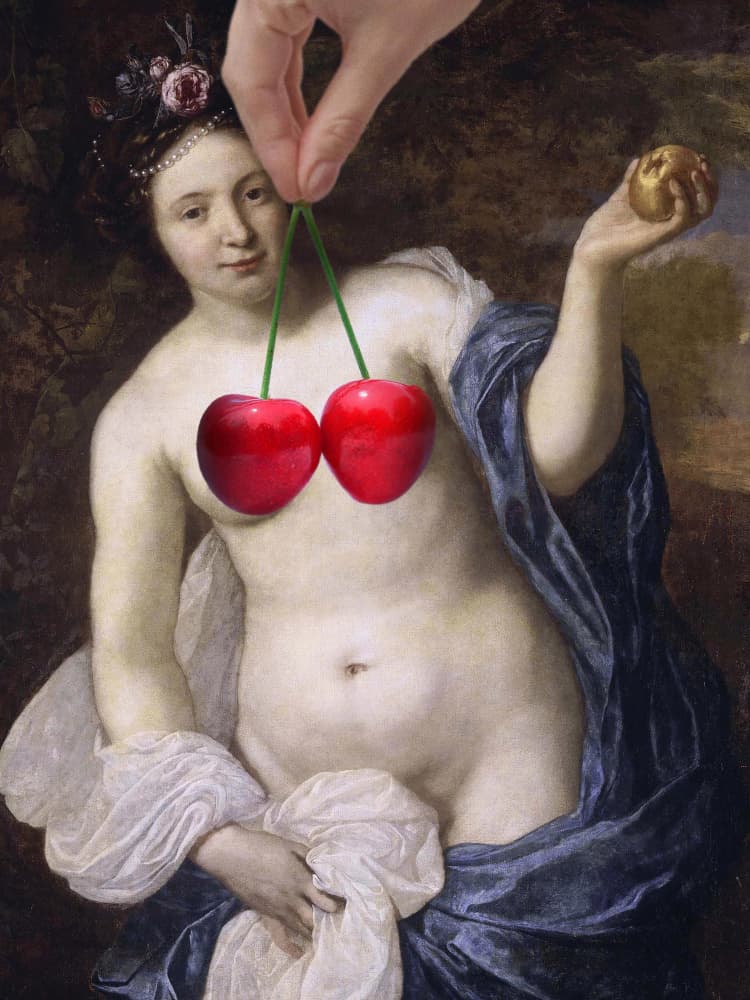 My Little Cherries #2 by Dikhotomy — canvas wall art