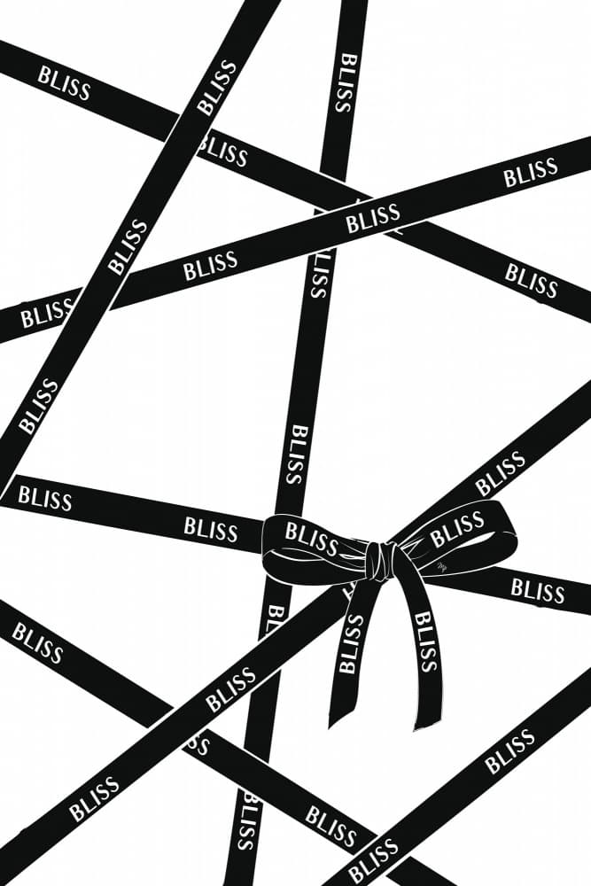 Interwoven Bliss Ribbons by Martina — canvas wall art