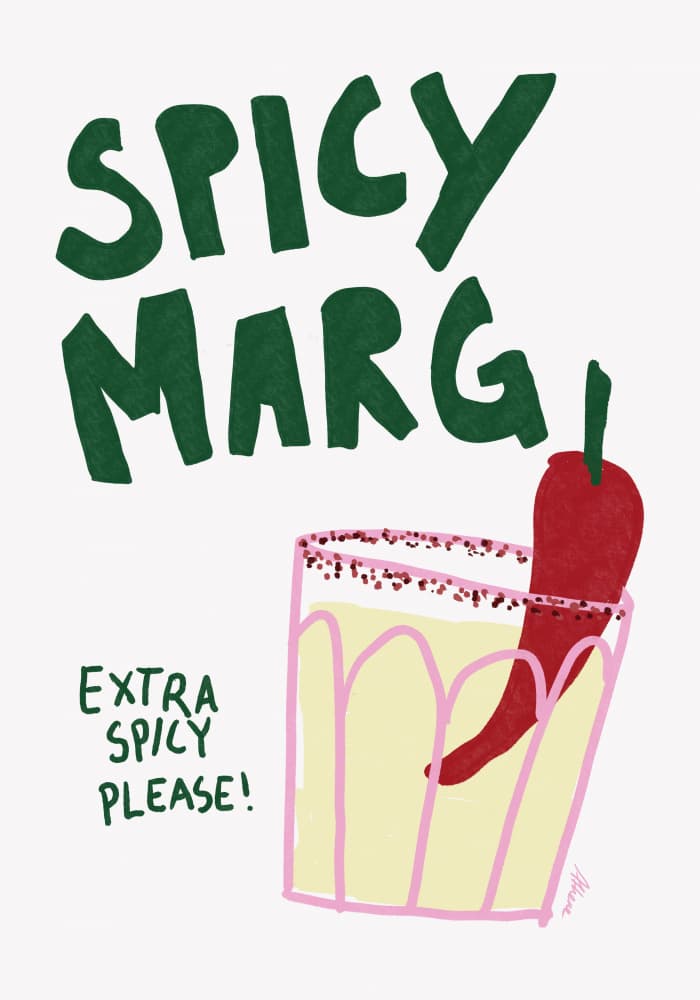 Spicy Margarita by Athene Fritsch — canvas wall art