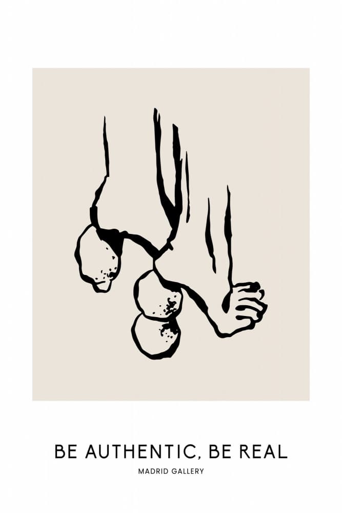 Beauthenticbereal by Treechild — canvas wall art