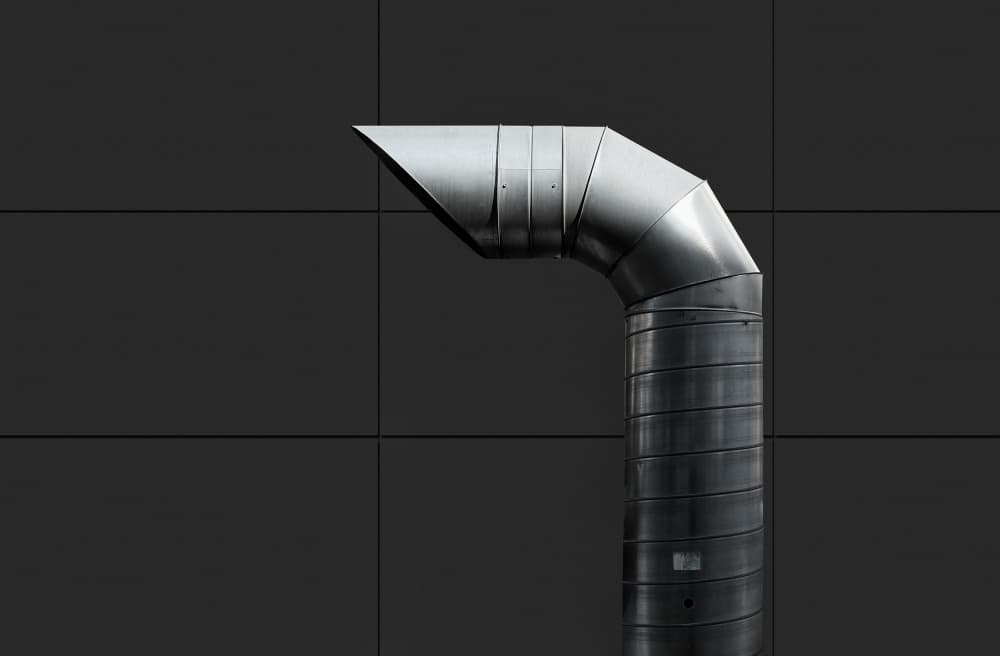 Industrial Metal Pipe by Stefan Eisele — canvas wall art
