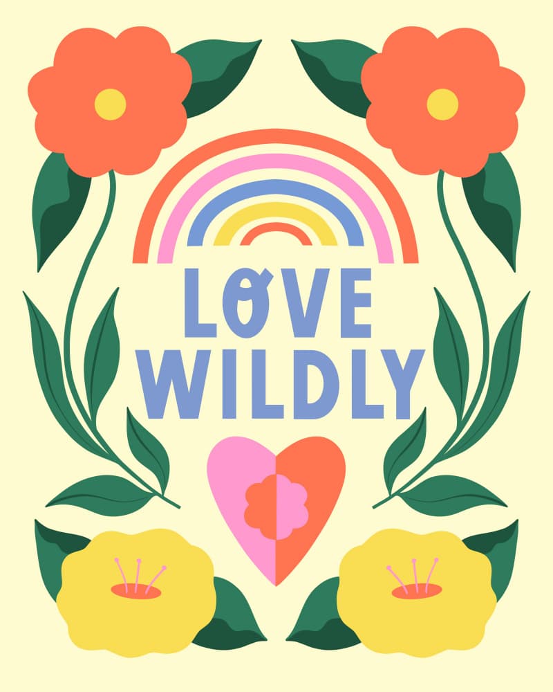 Love Wildly by Melissa Donne — canvas wall art