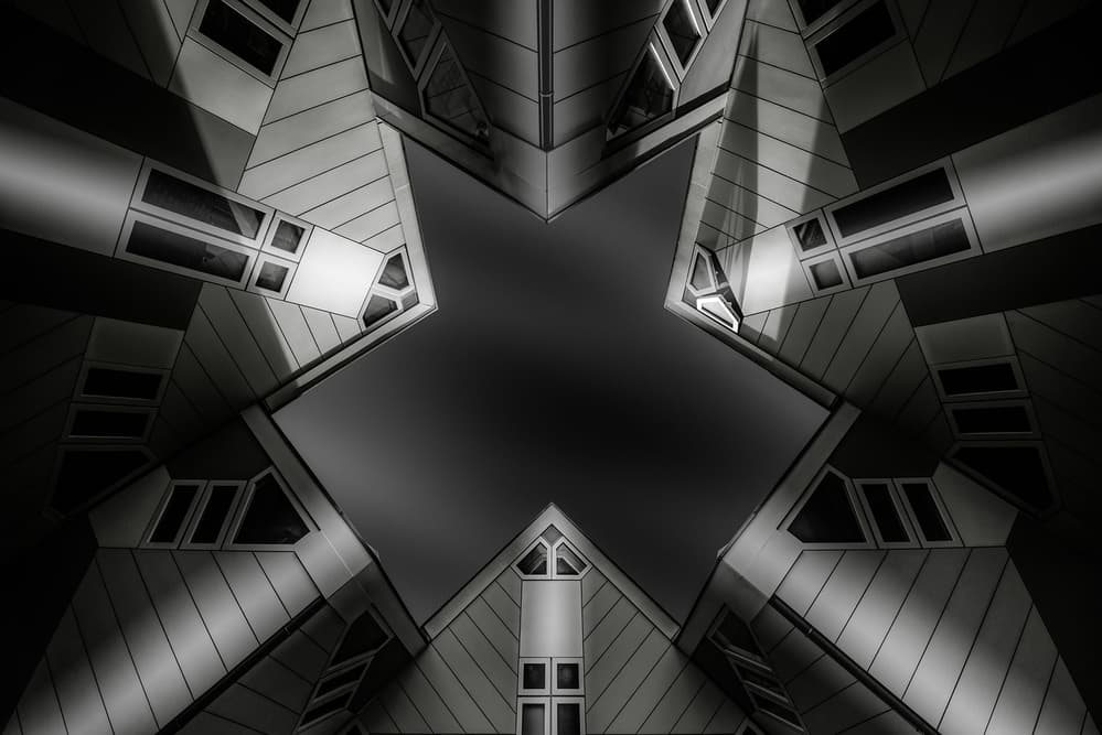 Abstract City Angles by Adam Pachula — canvas wall art