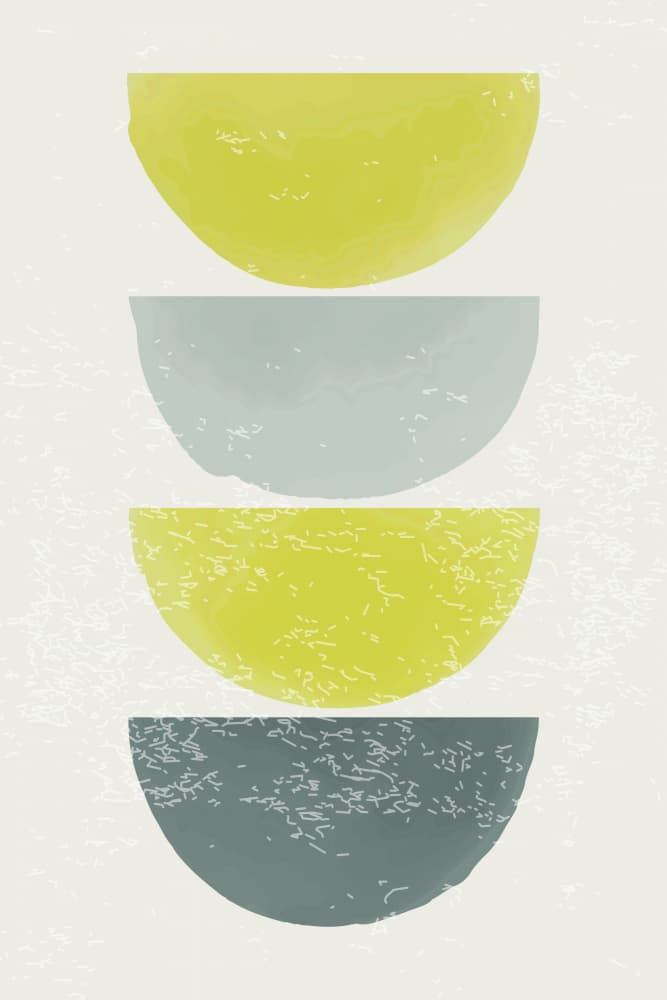 Modern Geometric Stack by jay stanley — canvas wall art