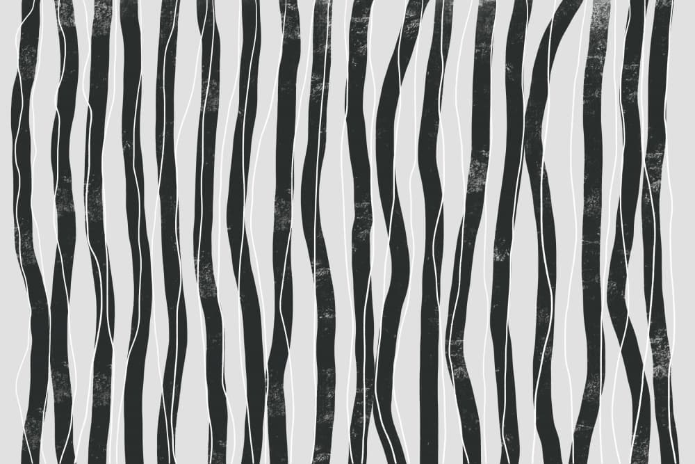 Wave Stripes by uplusmestudio — canvas wall art