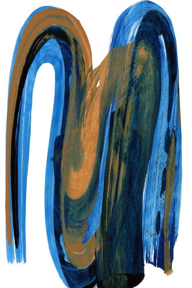 Dynamic Blue Gold Flow