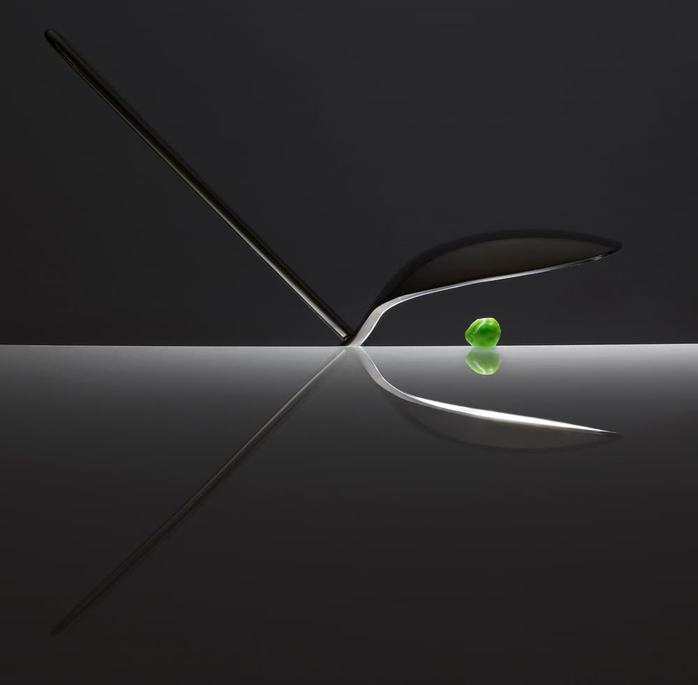 Spoon Pea Reflection by Wieteke de Kogel — canvas wall art
