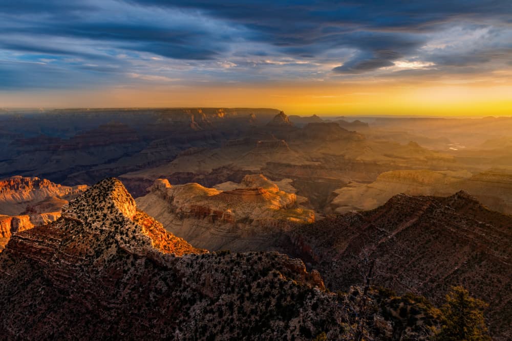 Grand Canyon Golden Sunset by Li Ying — canvas wall art