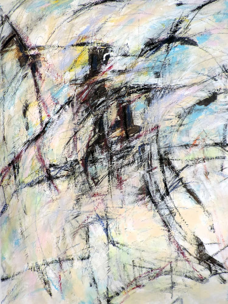 Dynamic Abstract Lines by Kurt Waldo — canvas wall art