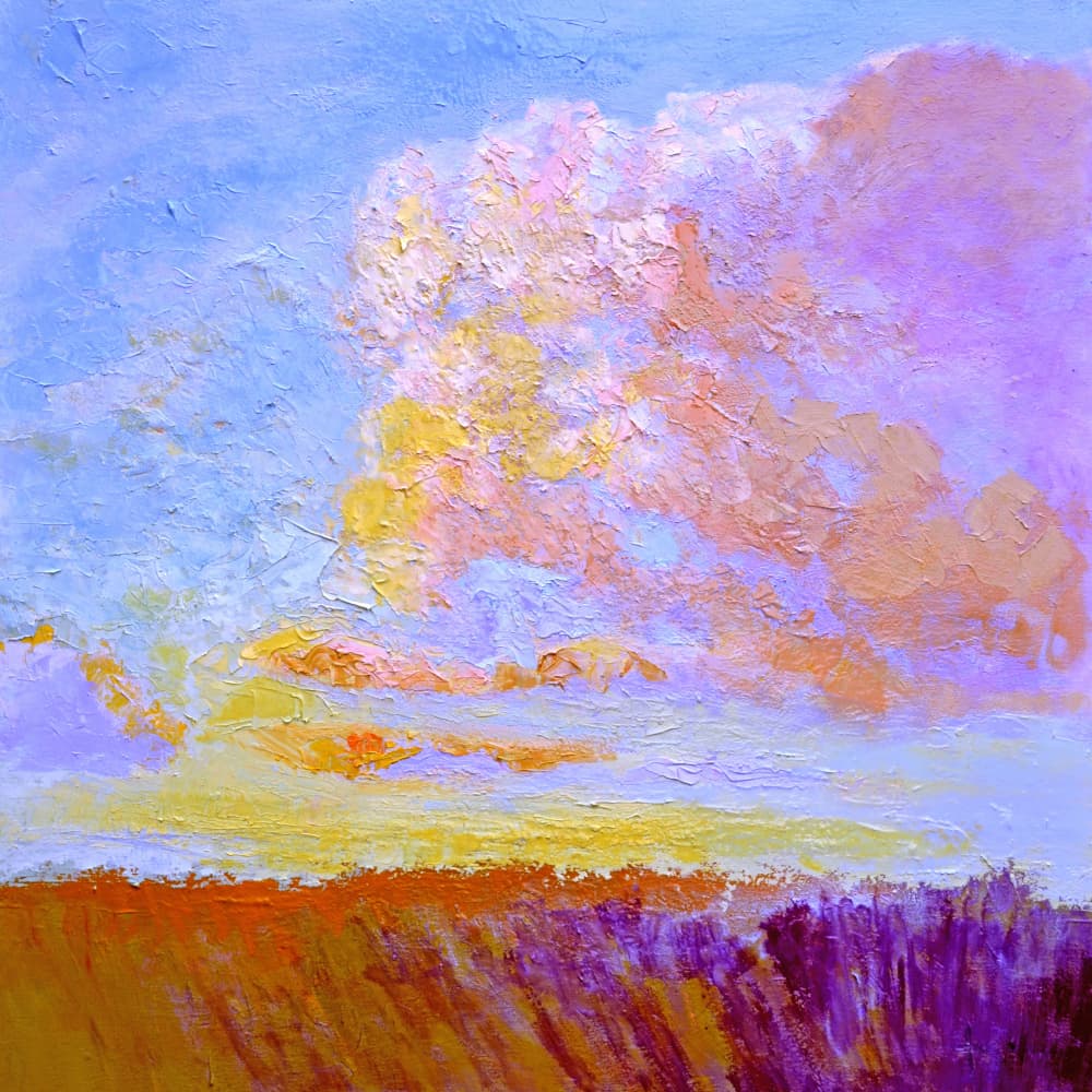 Vibrant Evening Sky by Dorothy Fagan — canvas wall art