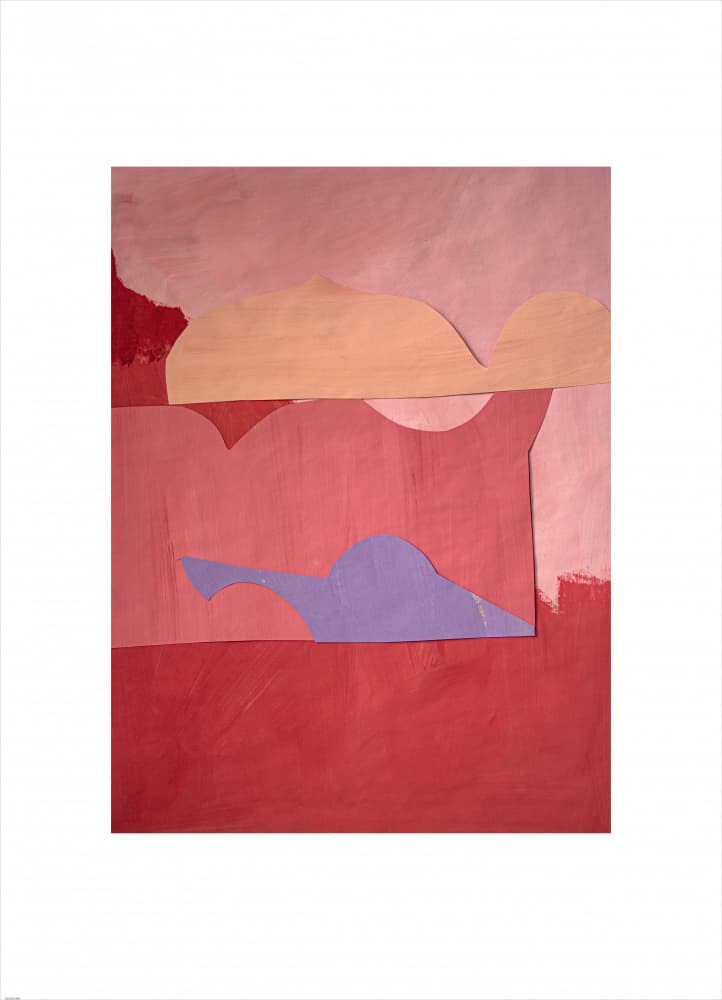 Abstract Sunset Shapes by Cyrille Gulassa — canvas wall art