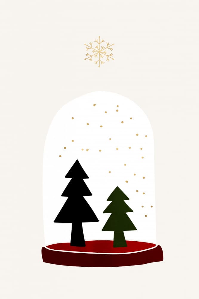 Dancing Snowflakes by Kubistika — canvas wall art