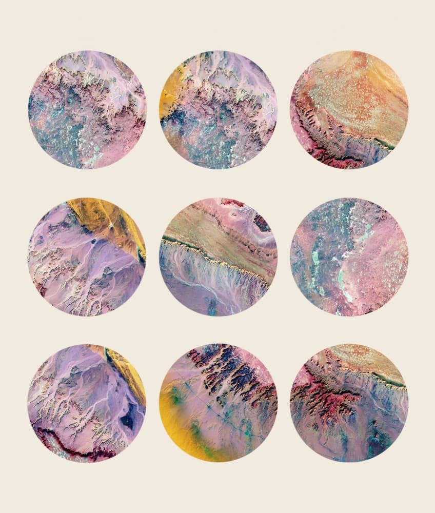 Aerial Earth Patterns by Uma Gokhale — canvas wall art