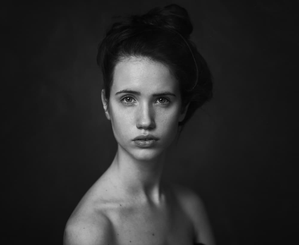 Timeless Woman Portrait by Danil Rudoi — canvas wall art