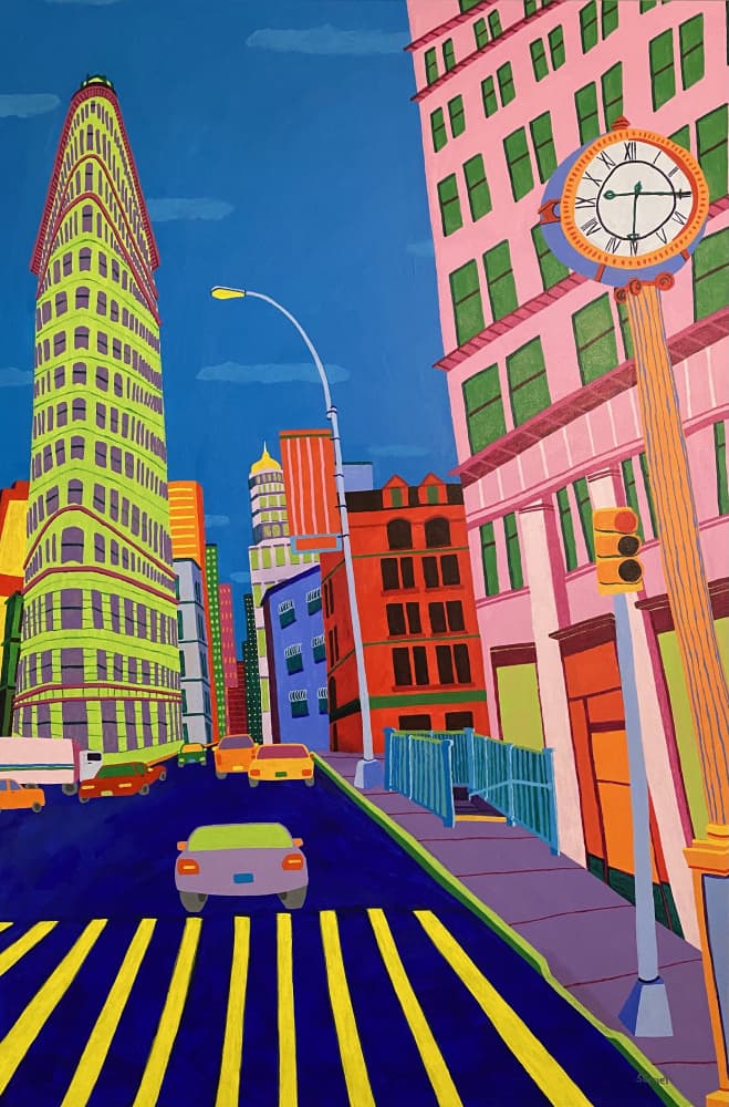 Flatiron Building by Sue Graef — canvas wall art