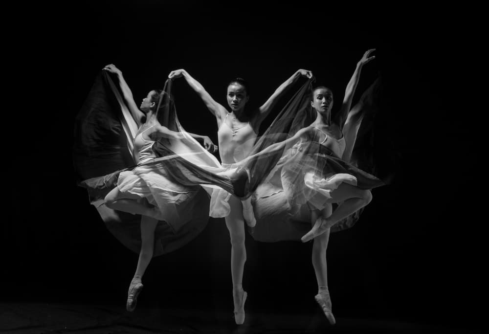 Ethereal Ballet Dance by Tran Van Truong — canvas wall art