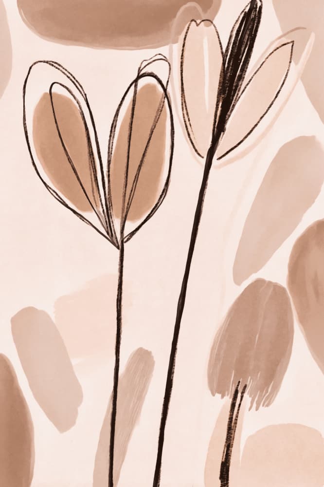 Soft Organic Flowers by Andrea Haase — canvas wall art