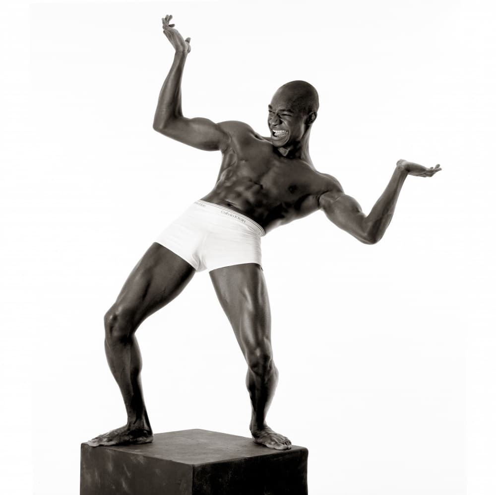 Dynamic Male Strength by Anders Kustås — canvas wall art