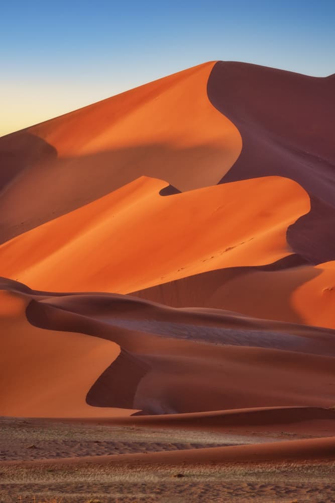 Golden Desert Dunes by Michael Zheng — canvas wall art
