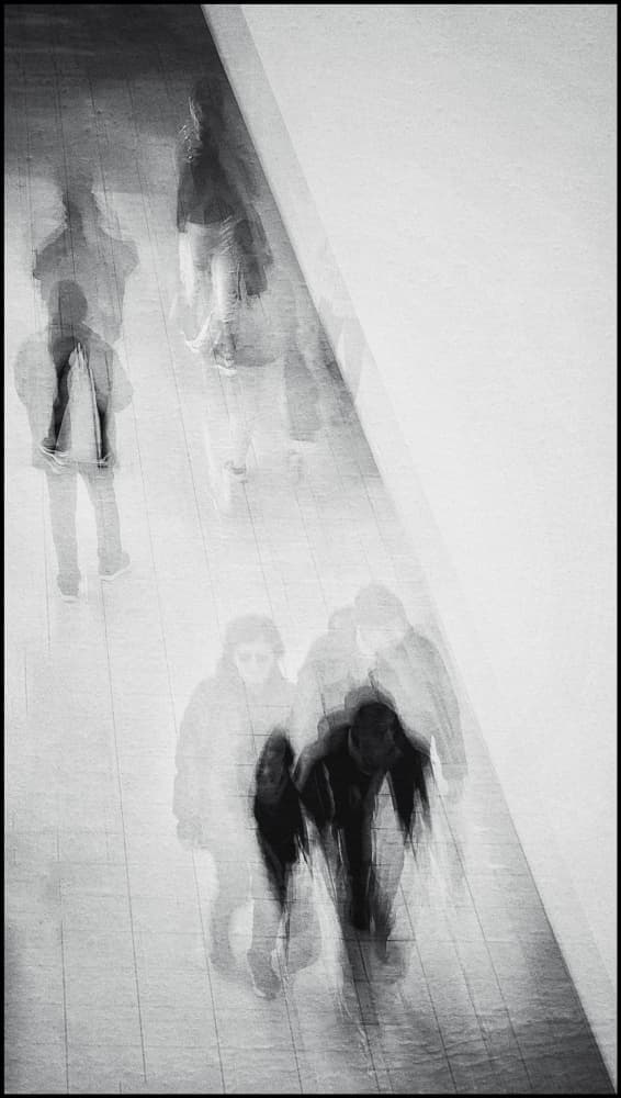 People in Motion by Molly Fu APA — canvas wall art