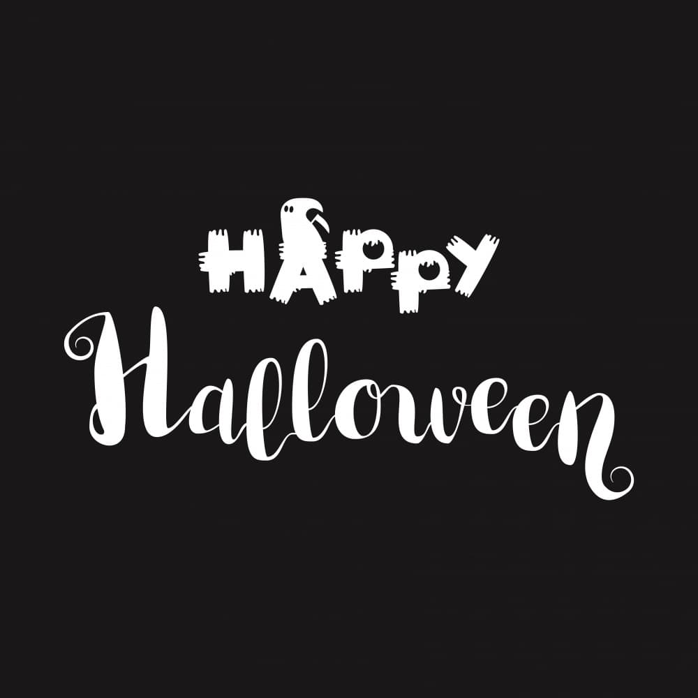 Happy Halloween Ghost by Marika Barsrsind — canvas wall art