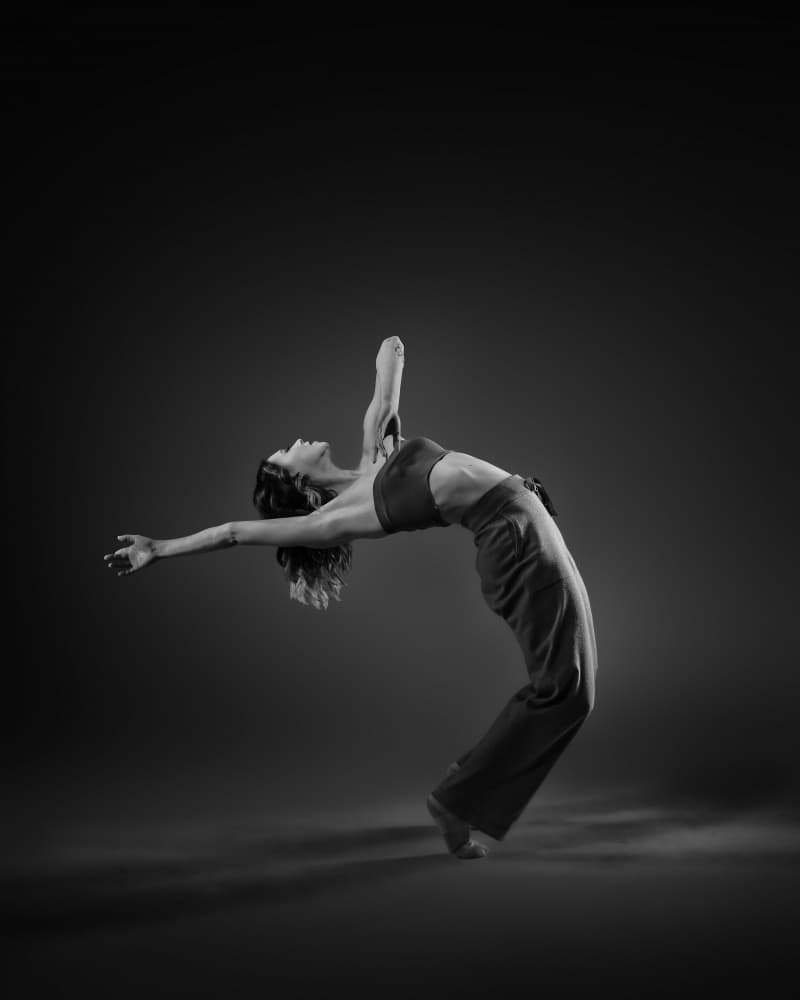 Dancer's Elegant Arch by Rob Li — canvas wall art