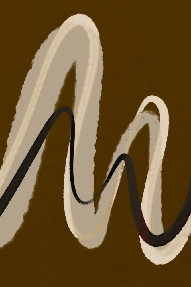 Flowing Waves by Treechild — canvas wall art